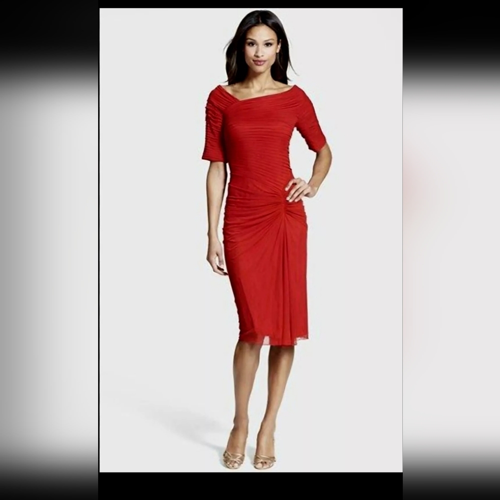 tadashi shoji Size 6 Red Cocktail Dress